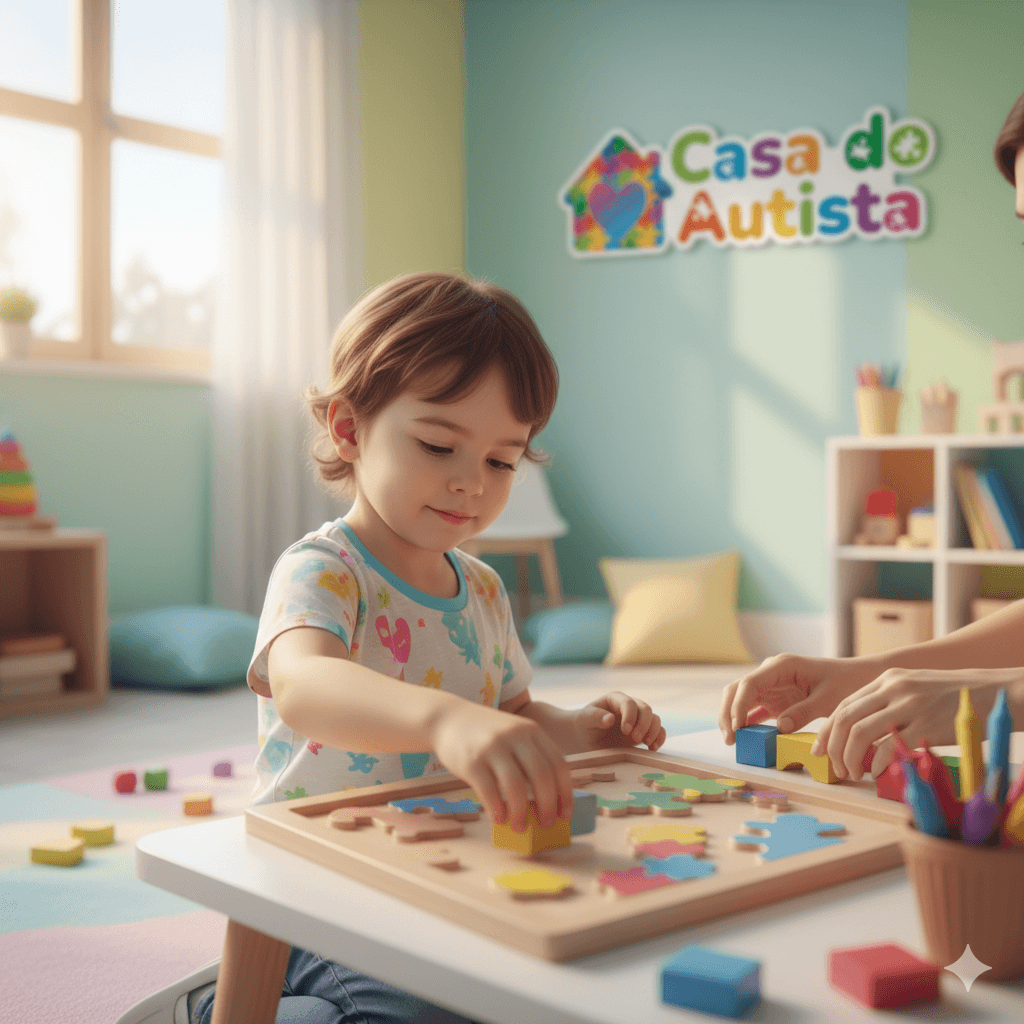 Criança autista - Casa do Autista